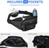 NOOLA Fanny Pack Waist Bag for Men Women, Lightweight with Water Bottle Holder, Adjustable for Outdoor Activities