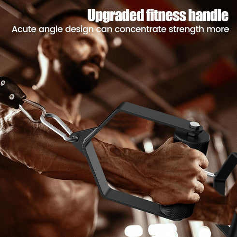 CXPZLLBNHH 2.36 Pull Down Attachments for Gym, Grip in Arm Wrestling Exercise D Handle Cable Attachment, Single Arm
