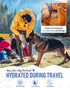 Lesotc Portable Dog Water Bottle with Dispenser and Leak Proof Bowl, Puppy Essentials for Outdoor Walking, Hiking,