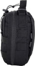 LINE2design First Aid (Ifak) Pouch EMS Bag - Tactical EDC Rescue Utility Gear IFAK Bags for Hiking, Includes USA Patch