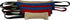 Viper Synthetic K9 Tug Toy with Two Handles for Adult Dogs and Puppies, Rubberized Handles, Blue, 16" x 2"
