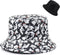 Halloween Bucket Hat, Reversible Beach Sun Hat for Women
