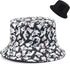 Halloween Bucket Hat, Reversible Beach Sun Hat for Women