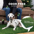 HQ4US 4LEGS 23" 16", Hemmed Dog Grass Pad with Tray Small x Dog Puppy Litter Box with Odor Free Artificial Grass Pee