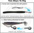 Harmony Fishing Company 7 Pack Tail Spinners for Soft Plastic/Senko Fishing Lures