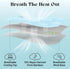 QMAX>0.5 Summer, 36x27,Blue LE SURE Dog Cooling Mat for Large Dogs - Breathable Thin Cool Crate Pad with Chill Cold