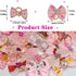 50pcs Dog Hair Bow Bowknot, Cute Puppy Hair Bows with Rhinestones, Pearls, Flowers, Handmade Hair Accessories