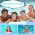 Vvinca Kids Swim Goggles, 2024 Upgraded Design with Ear & Nose Plug, Wide View Anti-Fog No Leak Water Pool Goggle for