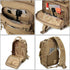 Lemubeane Backpack Pack Pack Tactical Sling Bag Military Rover Shoulder Sling EDC Molle Range Bag Crossbody Chest