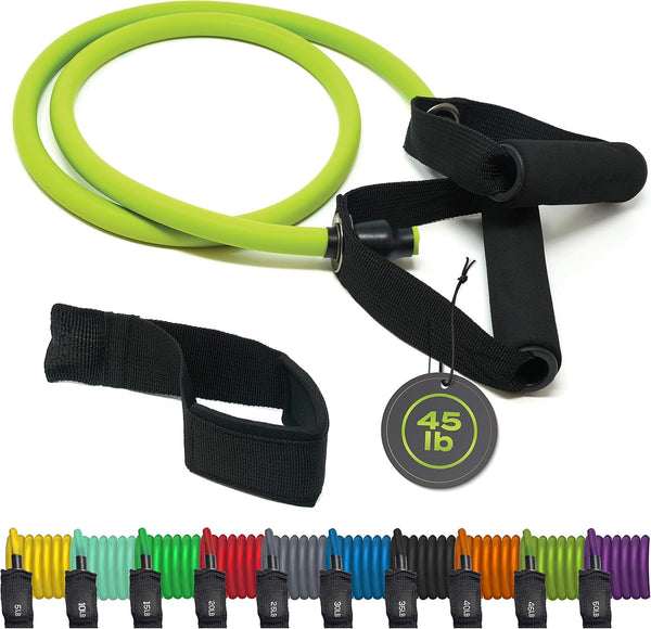 Resistance Bands Set for Men and Women, Exercise & Workout Bands for Leg & Bicep Work, Physical Therapy