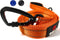 Nylon Dog Leash with Locking Carabiner, Heavy Duty Reflective Lead with Padded Handle for Walking, Orange, 4'