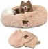 Pet Craft Supply Ultra Plush Calming Anti-Anxiety Pet Bed with Super Soft Comfort Blanket, Great for Medium Small Dogs