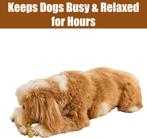 SPOT 60lbs, 5.25in, Bam-Bones Plus Bamboo Stick Bamboo Fiber & Nylon, Durable Long Lasting Dog Chew for Aggressive