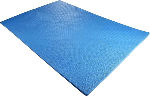 BalanceFrom 3/4' 24 24 3/4 24 6 Puzzle Exercise Mat Thick, EVA Interlocking Foam Floor Tiles for Home Gym, Mat for Home