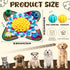 18.8 18.8 Inch 2 Pack Arrowbash Snuffle Mat for Dogs Cats x Interactive Sniff Feeding Mat with Toy Balls for Small
