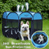 Love's Cabin Pet Puppy Dog Playpen, Medium Dog Tent Crates Cage, Portable Indoor/Outdoor Playpen with Removable Zipper