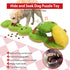 Gigwi Interactive Dog Puzzle Toys, Snuffle Toy Treat Dispensing IQ Training, Cute Caterpillar Design