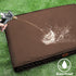 Outdoor Waterproof Dog Bed - Orthopedic Bed for Extra Large Dogs, Egg Foam with Washable Oxford Cooling Cover, Brown