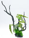 Penn-Plax Aqua-Plant Driftwood Aquarium Decoration Ornament (Large Green Leaf)