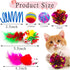 PET SHOW 20Pcs Interactive Cat Toys - Assorted Variety Pack for Indoor Cats with Mice, Feather, and Crinkle Balls