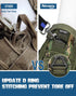 PETNANNY Tactical Dog Harness, Woodland Camo M, No Pull ESA Dog Vest for Medium Large Dogs, Emotional Support, Molle
