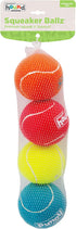 Outward Hound Squeaker Ballz Fetch Dog Toy, Large, 4 count (Pack of 1)