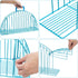 Balacoo Cat Bath Box, Cat Drying Cage for Scratch Resistance, Multipurpose Grooming House Dryer Cage, Blue