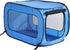 Beatrice Home Fashions Portable Collapsible Pop Up Travel Pet Kennel - 32.5" L x 19.5" W x 19.5" H, Blue