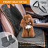 2-in-1 IVY&LANE Dog Car Seat Cover for Back Seat,Conversible Waterproof Front Seat Cover,Heavy-Duty & Scratchproof Car