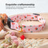 Cotton Handmade Dog Collar, Cute Pink Strawberries with Pendant for Small, Medium, and Large Dogs, Ideal for Girl and