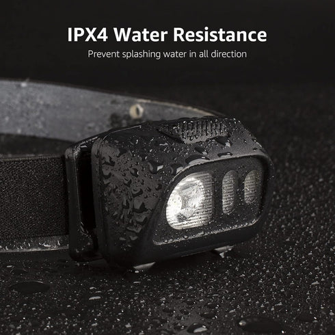 Lepro LED Headlamp Flashlights - 1500Lux Head Lamp with 6 Lighting Modes, IPX4 Waterproof for Camping Hiking