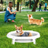 gihusrzx 2 1 3 4 in Dog Bath Tub Dog Washing Station for Bathing and Grooming, Elevated Collapsible Foldable Portable