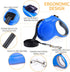 Fida Retractable Dog Leash with Dispenser, 16 ft Pet Walking Leash for Small Dog or Cat, Blue
