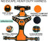 Funny Fur Grace Neon Orange 3-in-1 Comfort Fit Adventure Dog Walking Set: Adjustable Harness, 16ft Leash, Pup Bags