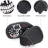 mytag Golf Skull Skeleton Head Cover - Black Leather Headcovers Set for Driver, Fairway Wood, Hybrid, Putter