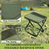 Suaetiai 330lbs, Backpacking Camping Stool, Portable Folding Stool, Pocket Chairs for Adults with Carry Bag, Mini