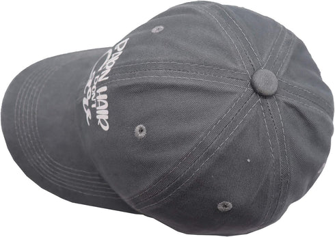 KKMKSHHG Adjustable Vintage Cotton Denim Dad Hat, Barn Hair Don't Care Baseball Cap for Men and Women
