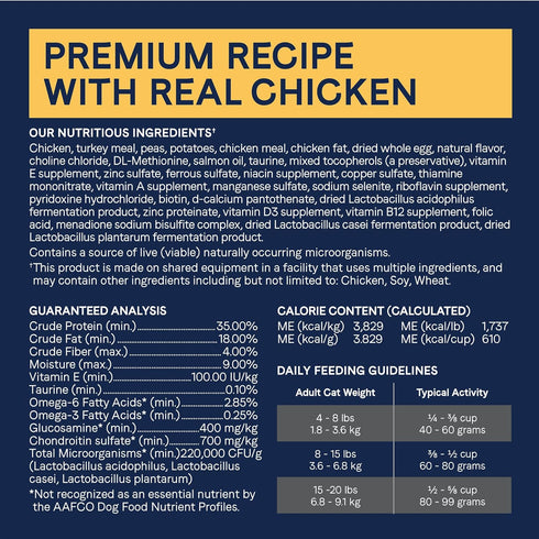 Canidae Pure Grain Free Dry Cat Food with Real Chicken, 10 lbs