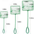 3in 4in 6in Aquarium Fish Net - Fine Mesh Quick Catch Nets with Long Plastic Handle for Fish Tank, Green