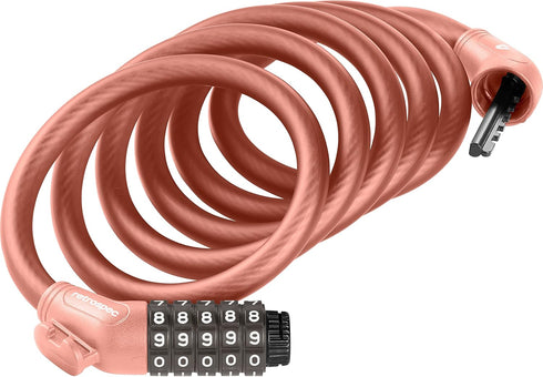 Retrospec Grizzly Plus Cable Bike Lock, Heavy Duty Anti Theft Bicycle Lock, 6 Foot Coiled Cut Resistant Cable