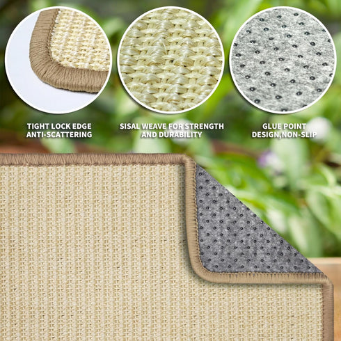 YOIYINI 2Pcs Mat,16 12 Inch Rabbit Scratch x Sisal Rabbit Scratching Pad,Rabbits Scratching Mats for Cages,Claws