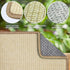 YOIYINI 2Pcs Mat,16 12 Inch Rabbit Scratch x Sisal Rabbit Scratching Pad,Rabbits Scratching Mats for Cages,Claws