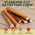 16 Pack 4 Inch 100% Standard Bully Sticks for Dogs Beef Pizzle, Single Ingredient Rawhide-Free Dental Chews, Long