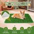 Bhyhok 15.7 23.6 35.4 Inch High Walls Dog Pee Pad Holder with Artificial Grass Foldable Indoor Dog Potty Tray * * Dogs