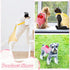 3 Nuanchu Pcs Female Dog Diaper Sanitary Panties with Adjustable Suspender, Washable Reusable Doggie Diapers for Small