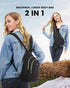 Backpack Daypacks LOVEVOOK Sling Bag for Women, Sling Crossbody Bags Convertible, Small Diaper Bag Hiking