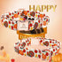 Turkey Dog Collar with Flower - Lionheart Glory Thanksgiving Pet Collar for Small Dogs