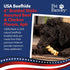 100% 6in 6 inches (Pack 6) Pet Factory USA Made Natural Beefhide Dog Chew Sticks - Braided Dog Rawhide Bones with Beef
