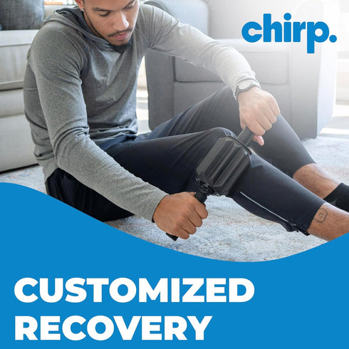3-in-1 500 lbs, 4 4 24 inches Chirp Muscle Roller - Customizable Recovery Massager for Targeted Deep Tissue Massage