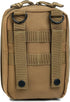 First Aid Molle Pouch - Heavy Duty IFAK Medical Pouch for Military Use, EMTs, Law Enforcement, Camping, and Hiking